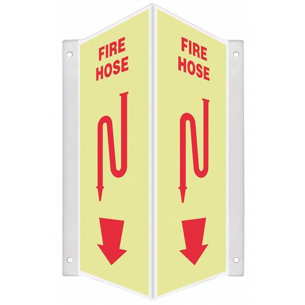 High Visibility Safety Sign, 7-1/2