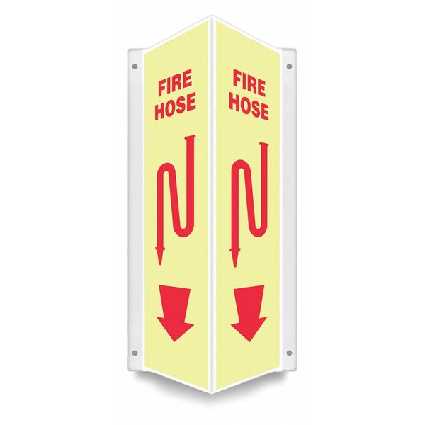 High Visibility Safety Sign, 7-1/2