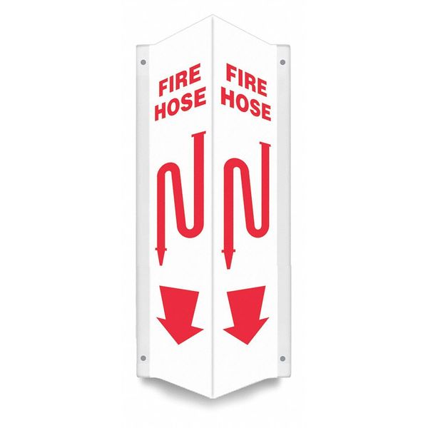 High Visibility Safety Sign, 7-1/2