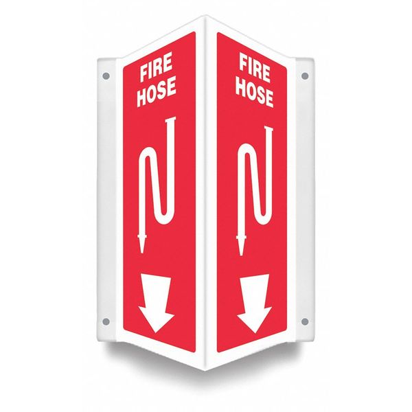 High Visibility Safety Sign, 7-1/2