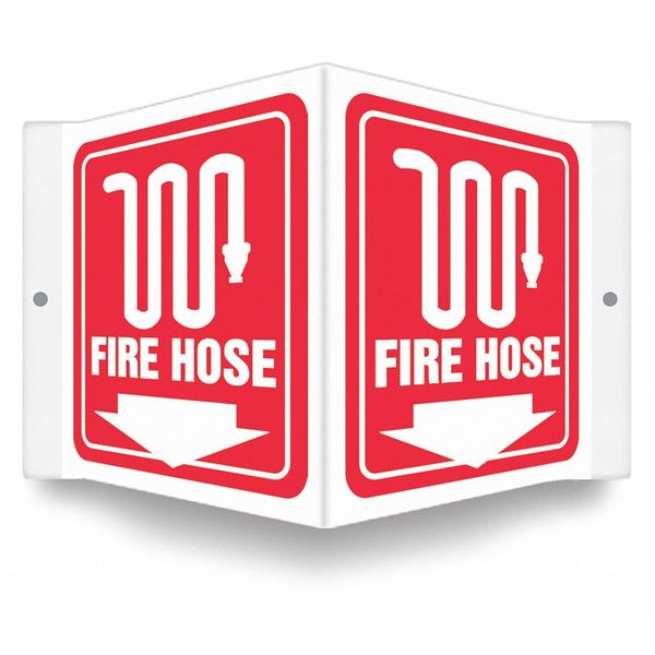 High Visibility Safety Sign, 8-1/2