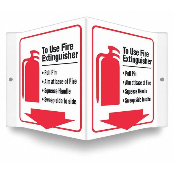 High Visibility Safety Sign, 8-1/2
