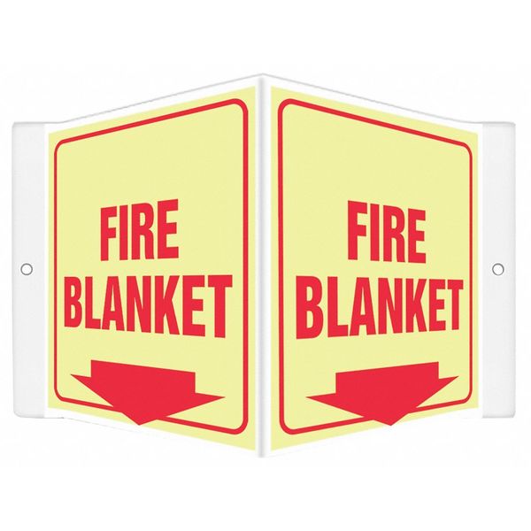 High Visibility Safety Sign, 8-1/2
