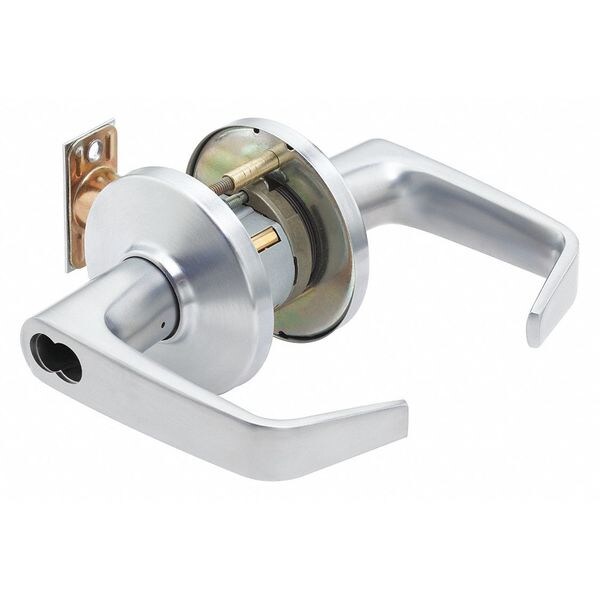Door Lever Lockset, 4-7/8