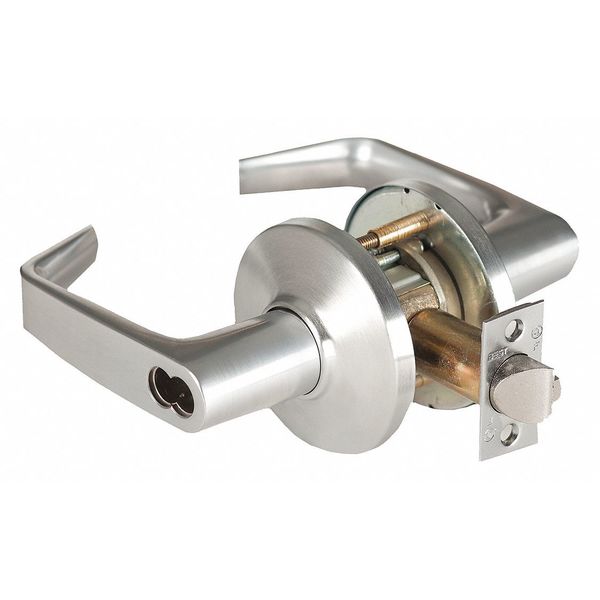 Door Lever Lockset, 4-7/8