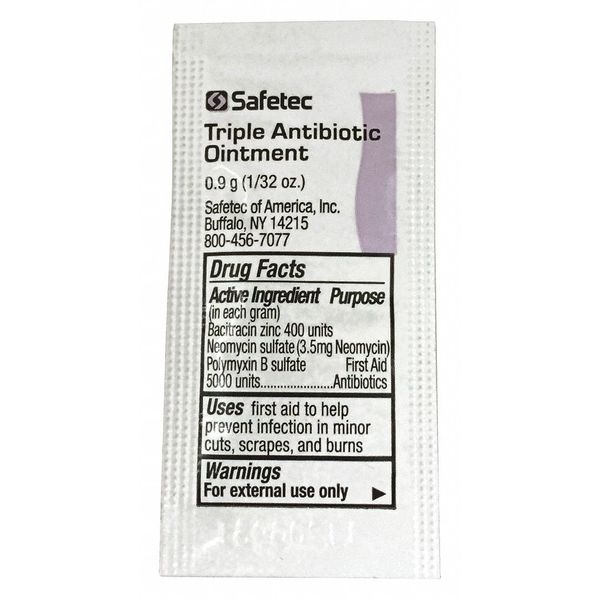 Antibiotics, Cream, Pouch, 0.350 oz., PK25