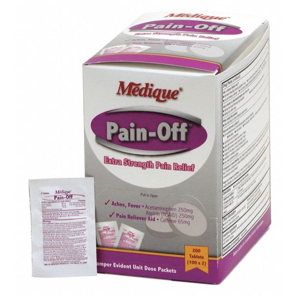 Pain Relief, Tablet, 565mg Size, PK200