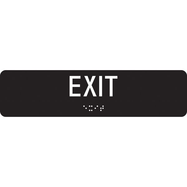 Braille Exit Sign, English, 8