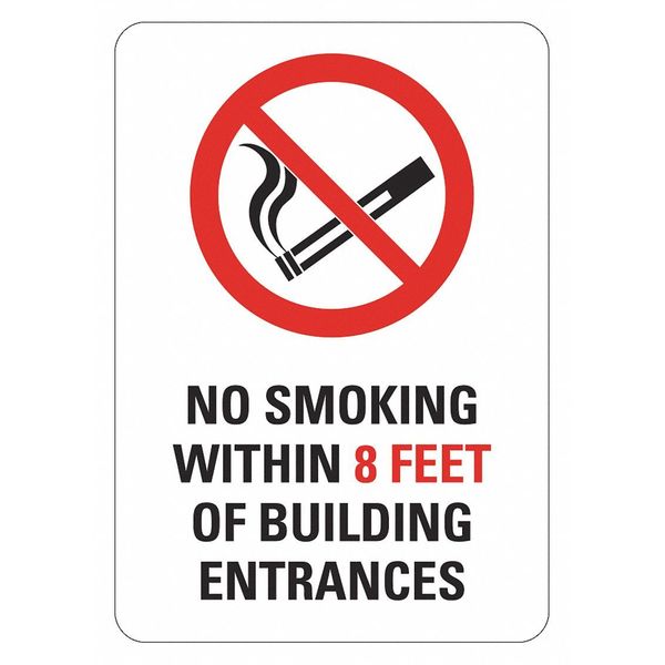 No Smoking Sign, 14 in H, 10