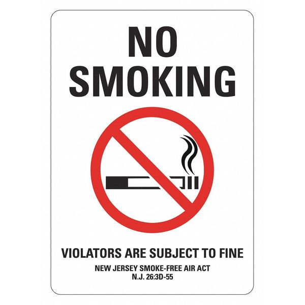 No Smoking Sign, 14 in H, 10