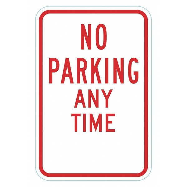 No Parking Any Time Sign, 18