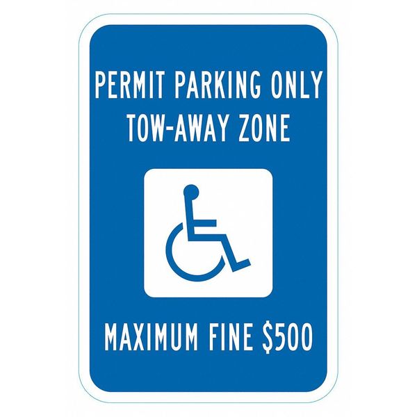 ADA Handicapped Parking Sign, 18