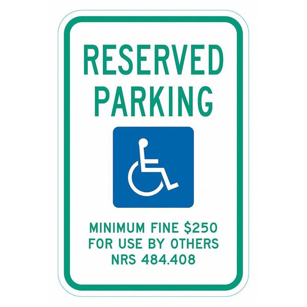 ADA Handicapped Parking Sign, 18