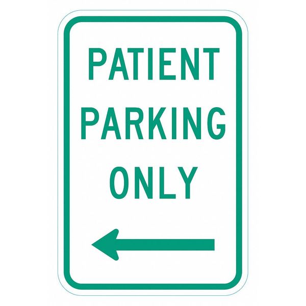 Patient Parking Sign, 18