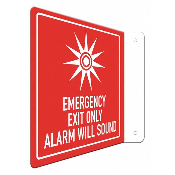 Emergency Exit Sign, English, 8