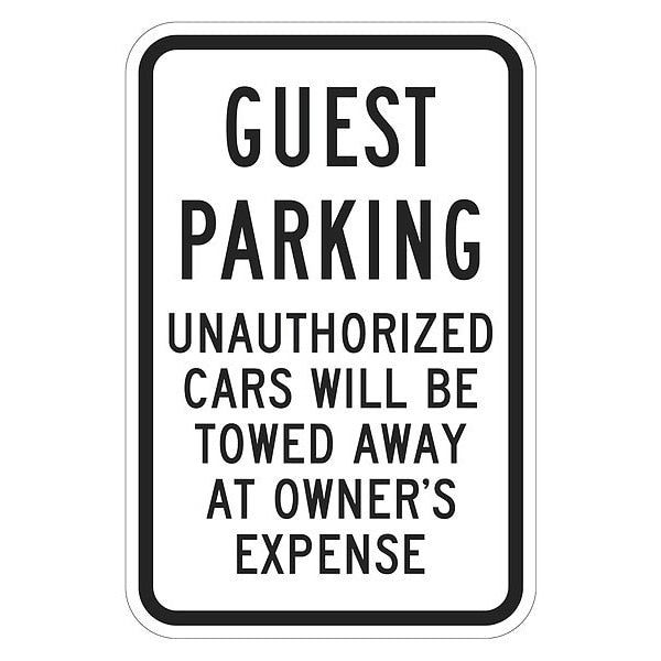 Guest Parking Sign, 18