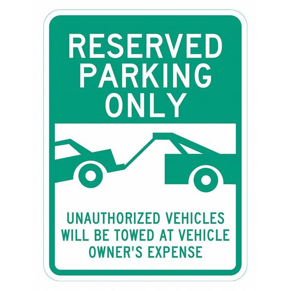 Reserved Parking Sign, 24