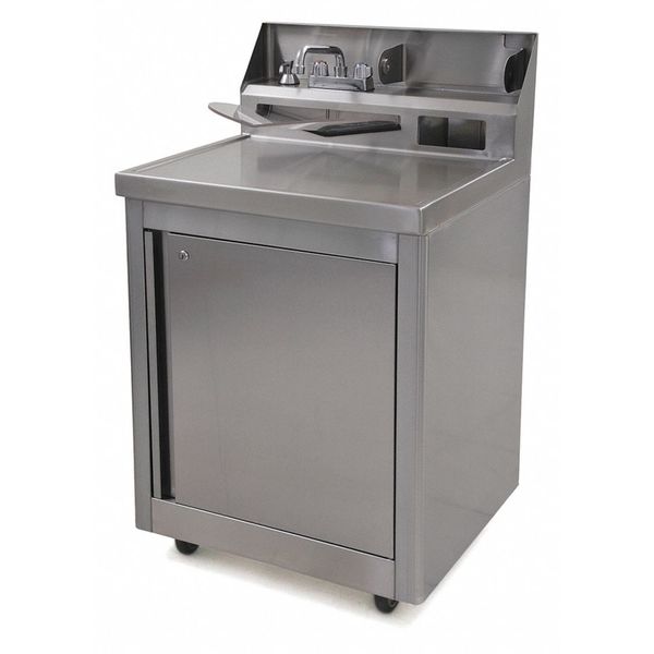 Hand Sink, Stainless Steel, 12-1/2