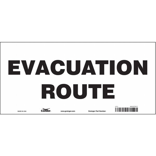 Safety Sign, 6 1/2 in Height, 14 in Width, Vinyl, Vertical Rectangle, English