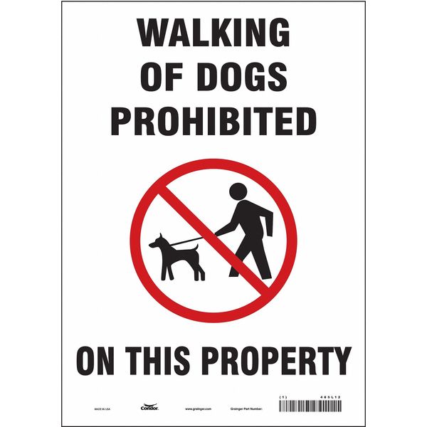 Safety Sign, 14 in Height, 10 in Width, Vinyl, Vertical Rectangle, English, 485L12