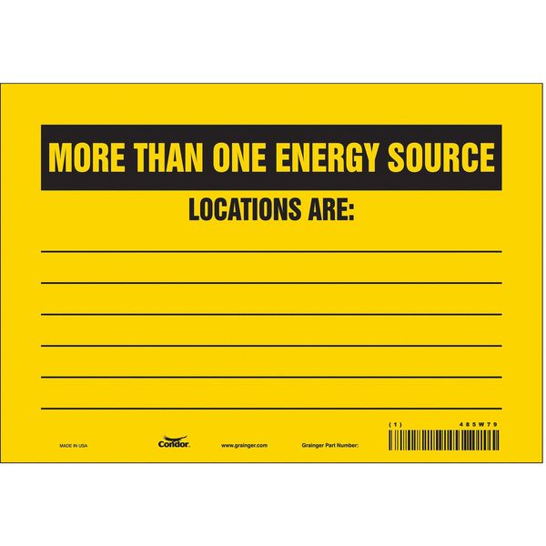 Lockout Sign, 10