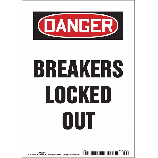 Lockout Sign, 5