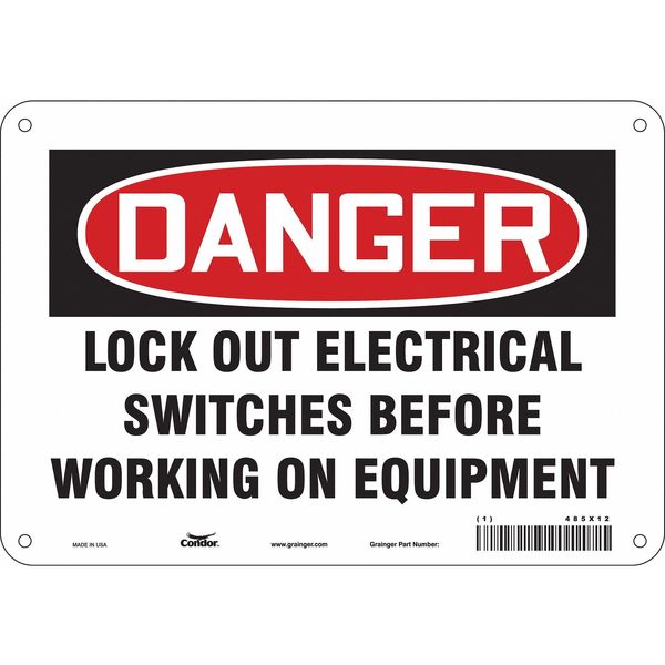 Lockout Sign, 10