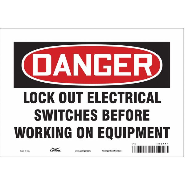 Lockout Sign, 10