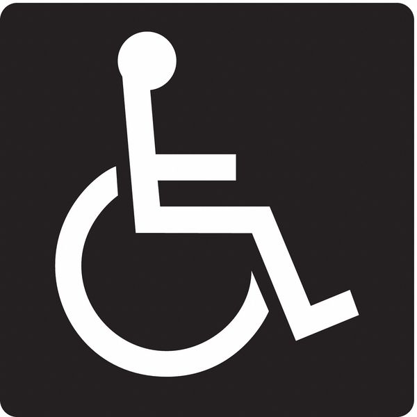 Safety Sign, 6 in Height, 6 in Width, Modified Acrylic, Square, English