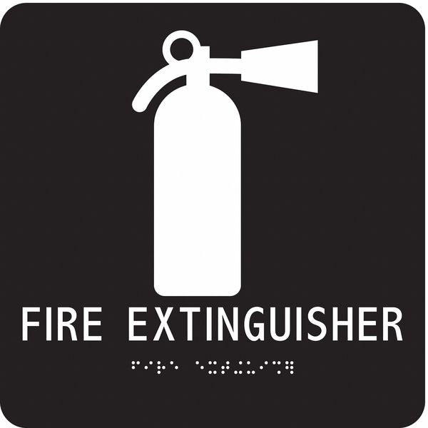 Safety Sign, 8 in Height, 8 in Width, Modified Acrylic, Square, English