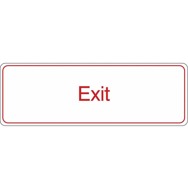 Exit Sign, English, 9