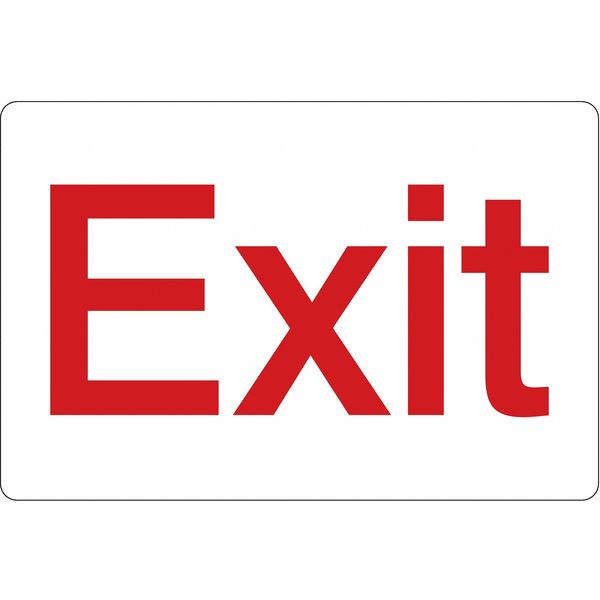Exit Sign, English, 9