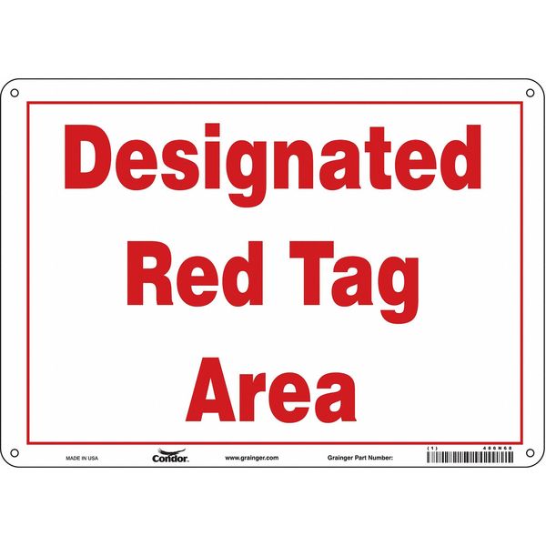 Safety Sign, 10 in Height, 14 in Width, Polyethylene, Horizontal Rectangle, English, 486N68