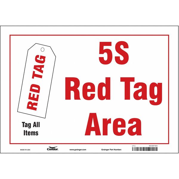 Safety Sign, 10 in Height, 14 in Width, Vinyl, Horizontal Rectangle, English, 486P56