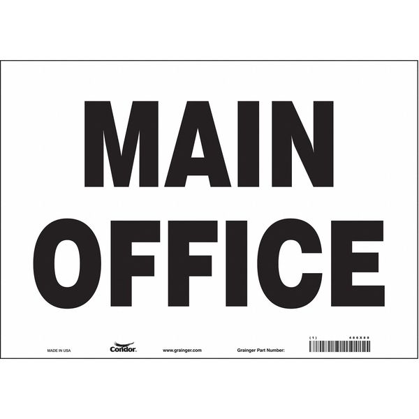 Safety Sign, 10 in Height, 14 in Width, Vinyl, Horizontal Rectangle, English, 486X88