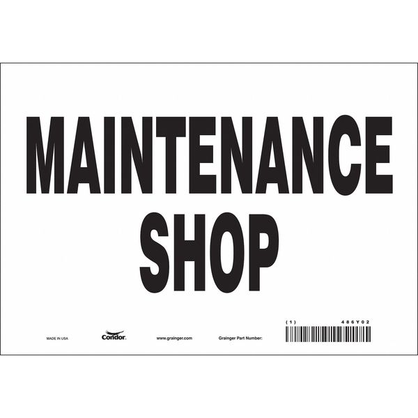 Safety Sign, 7 in Height, 10 in Width, Vinyl, Vertical Rectangle, English, 486Y02