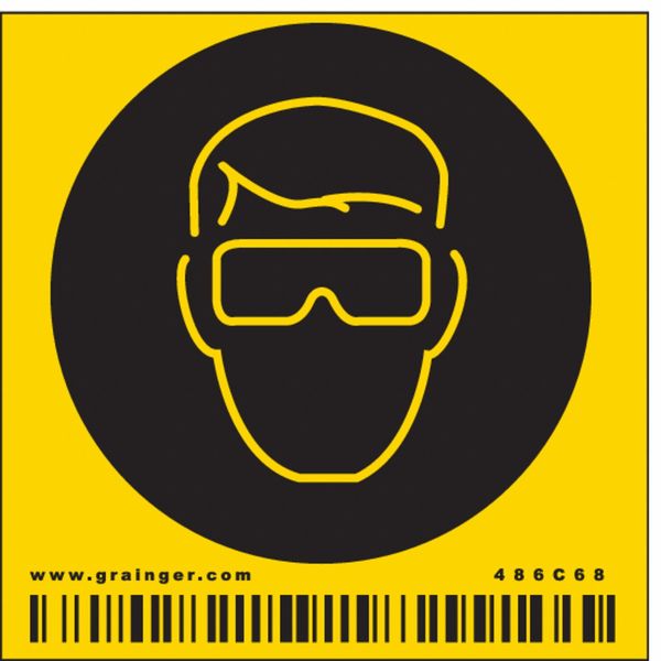 Safety Sign, 2-1/4