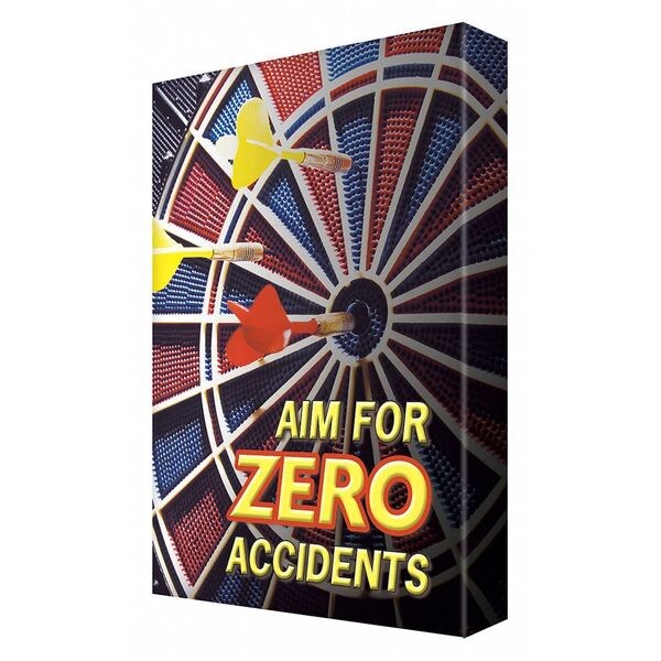 Safety Sign, 24 in H, 18 in W, Aluminum, Rectangle, English, 487D68