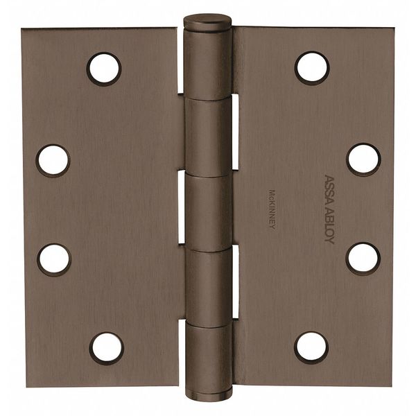 3 1/2 in W x Satin Bronze Oxidized Five Knuckle Hinge
