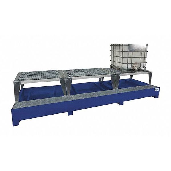 IBC Spill Containment Sump, 625 gal Spill Capacity, Steel