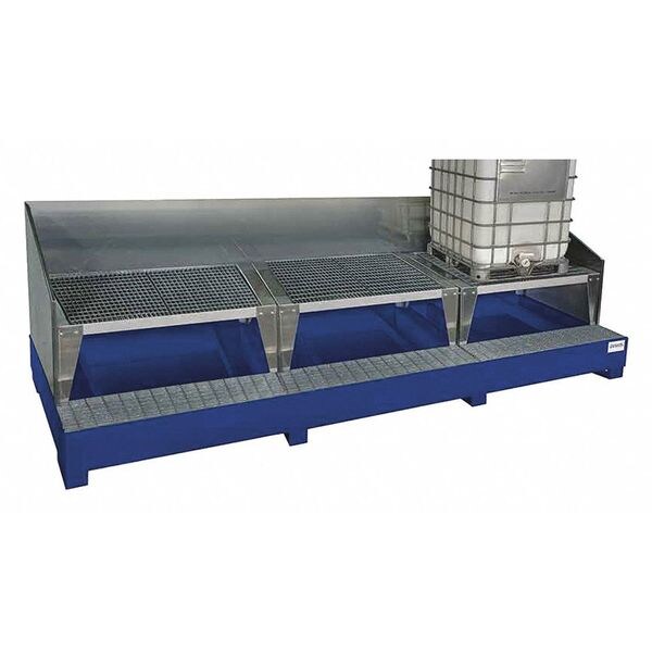 IBC Spill Containment Sump, 625 gal Spill Capacity, Steel