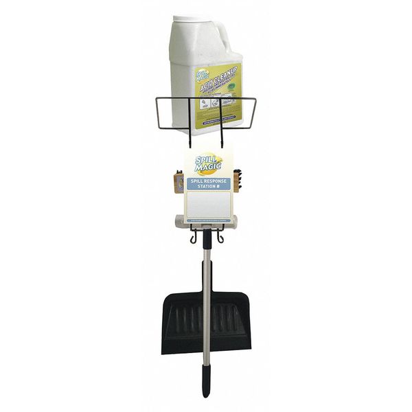 Spill Response Station Kit, Blk, 7-3/4
