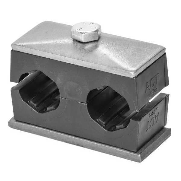 Tube Clamp, 1.61in H, 316 SS, 2000 psi
