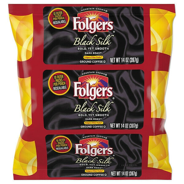 Coffee, Black Silk, 1.4 oz., Packet, PK40