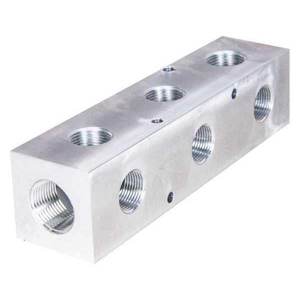 Manifold, 90 deg., 6 Outlets, 9