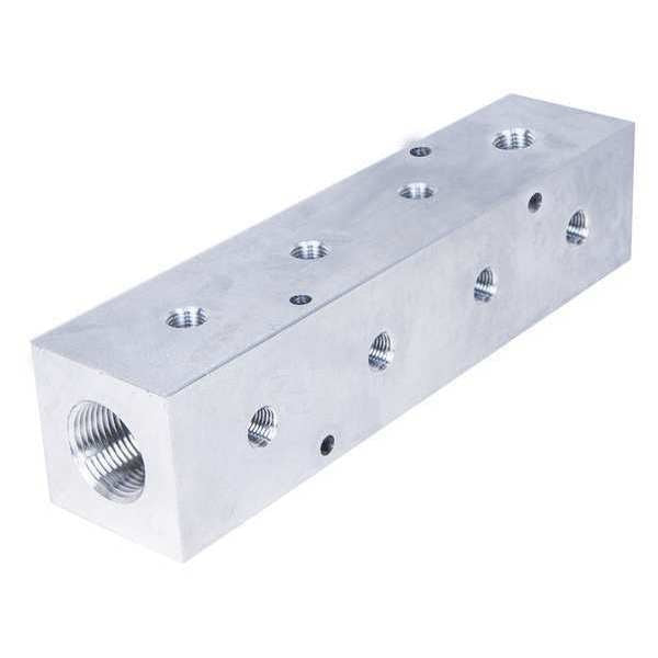 Manifold, 90 deg., 8 Outlets, 9-3/4