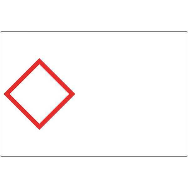 GHS Label Roll, White, Labels/Roll: Continuous