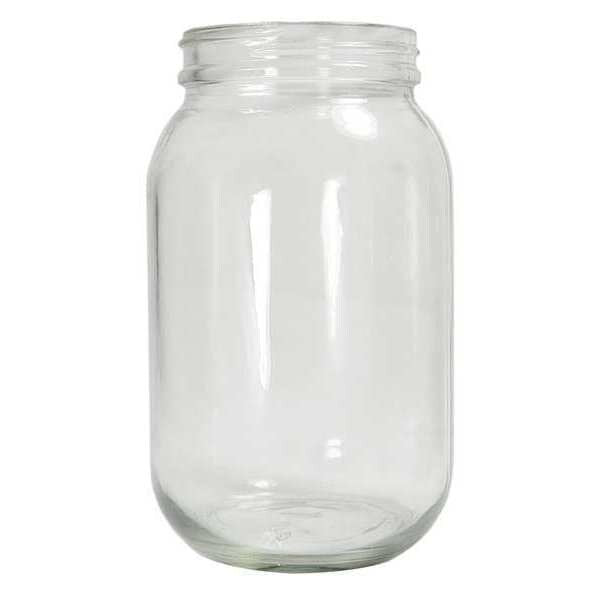 Jar, Translucent, 32 oz, Glass, 180mm H, PK12