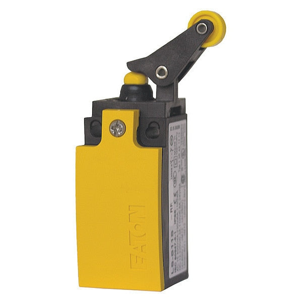 Limit Switch, Plunger, Roller Lever, 1NC/1NO, 6A @ 250V AC