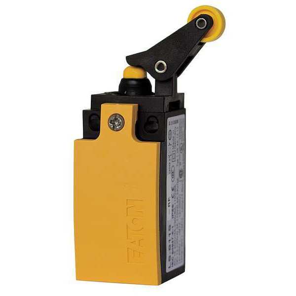 Limit Switch, Plunger, Roller Lever, 1NC/1NO, 4A @ 400V AC